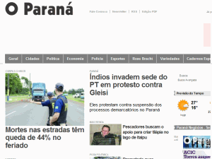 O Paraná - home page