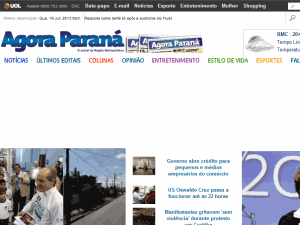 Agora Paraná - home page