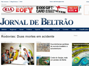 Jornal de Beltrão - home page