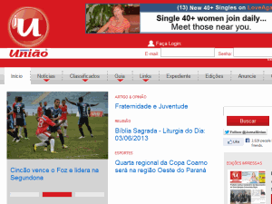 Jornal União - home page