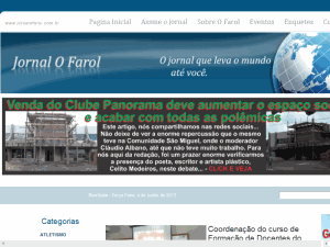 Jornal O Farol - home page
