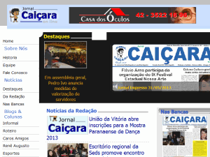 Jornal Caicara - home page