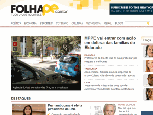 Folha de Pernambuco - home page