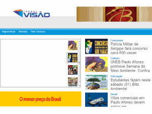 Jornal Visão - home page