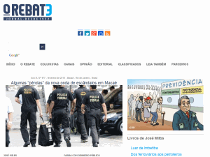 Jornal O Rebate - home page