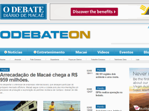 O Debate - home page
