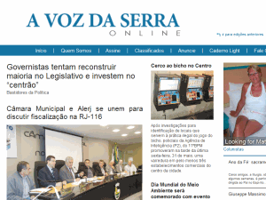 A Voz da Serra - home page