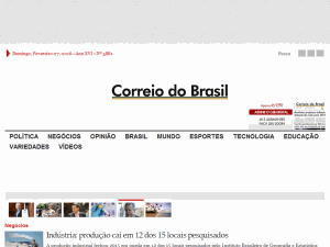 Correio do Brasil - home page