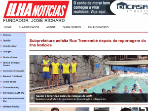 Ilha Notícias - home page