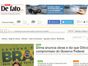 Jornal de Fato - home page