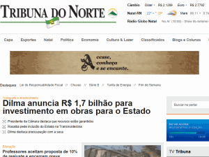 Tribuna do Norte - home page