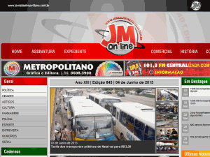 Jornal Metropolitano - home page