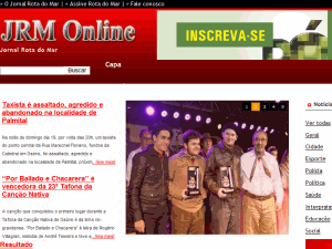 Jornal Rota do Mar - home page