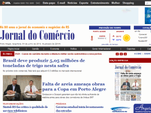 Jornal do Comercio - home page