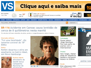 Jornal VS - home page