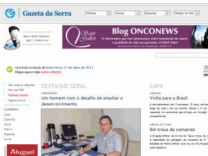 Gazeta da Serra - home page