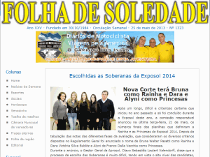 Folha de Soledade - home page