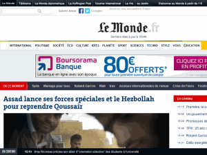 Le Monde - home page
