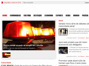 Gazeta de Joinville - home page