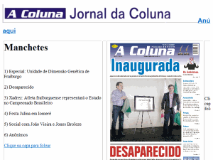 A Coluna - home page