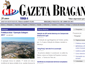 Gazeta Bragantina - home page
