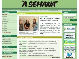 A Semana - home page