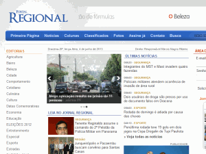 Jornal Regional - home page