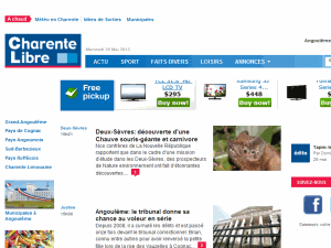 Charente Libre - home page
