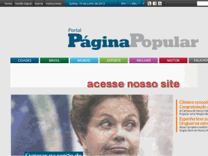 P&aacute;gina Popular - home page