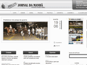 Jornal da Manhã - home page