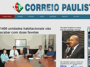 Correio Paulista - home page