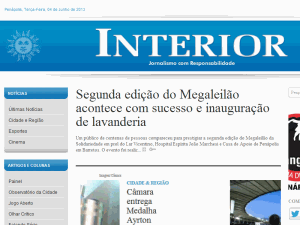 Jornal Interior - home page