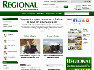 Jornal Regional - home page