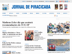Jornal de Piracicaba - home page