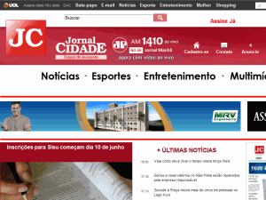 Jornal Cidade - home page