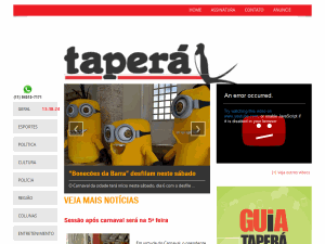 Jornal Taperá - home page