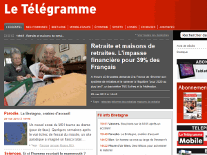 Le Télégramme - home page