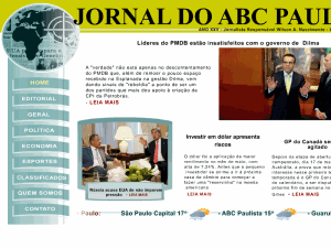 Jornal do ABC Paulista - home page