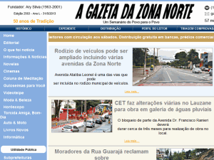 A Gazeta da Zona Norte - home page