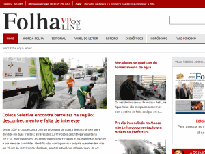 Folha de Vila Prudente - home page