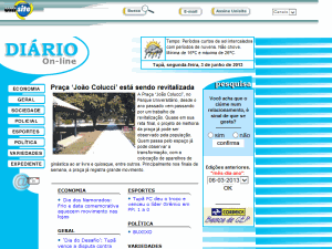 Diário - home page
