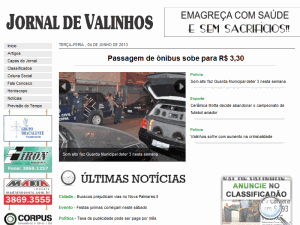 Jornal de Valinhos - home page
