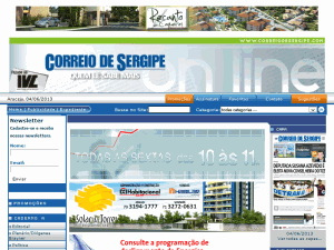 Correio de Sergipe - home page