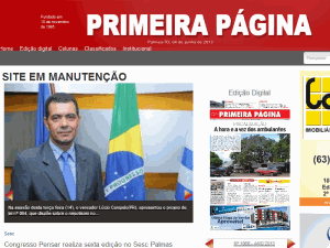 Primeira Página - home page