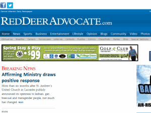 Red Deer Advocate - home page
