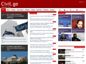Civil Georgia - home page