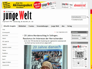 Junge Welt - home page