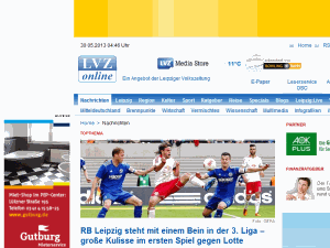 Leipziger Volkszeitung - home page