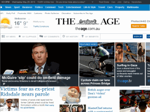 The Age - home page
