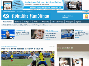 Kölnische Rundschau - home page